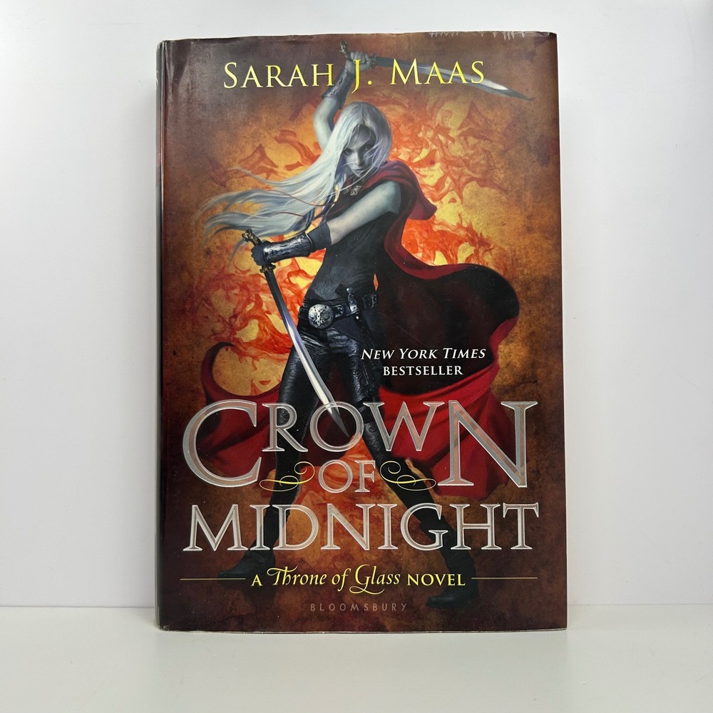 Crown of Midnight 2nd Print Hardcover by Sarah J. Maas Throne of Glass